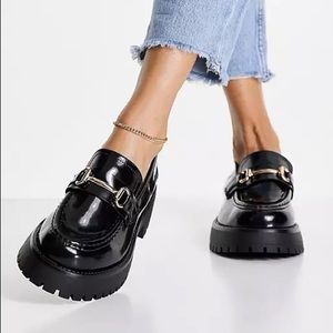 ASOS DESIGN Monster chunky loafers in black